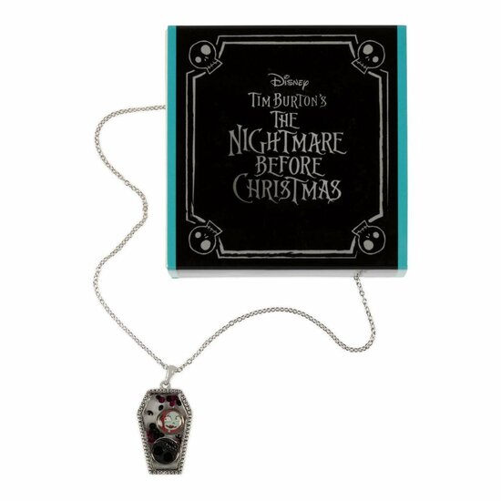 NBX - Coffin - Brass Plated Necklace &amp; Floating Stones + Characters