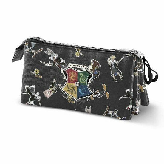 LOONEY TUNES to Hogwarts - Triple Pencil Case &#039;23x11x7cm&#039;