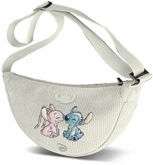 Lilo en Stitch - Tender-Roy ovale tas - Schoudertas - Handtas - gebroken wit