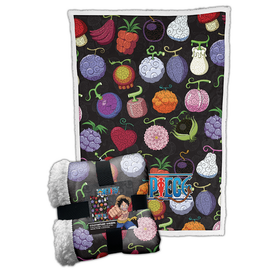 ONE PIECE - Fruits - Premium Sherpa &#039;100X150cm&#039;