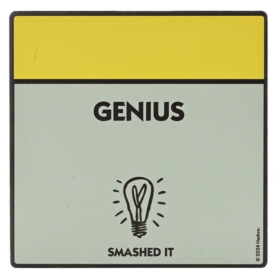 MONOPOLY - Genius - Ceramic Square Coaster