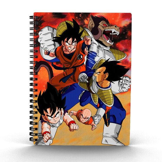 DRAGON BALL Z - Red - 3D Lenticular Effect Notebook