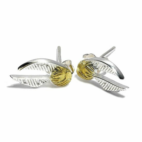 HARRY POTTER - Golden Snitch - Sterling Silver Earrings