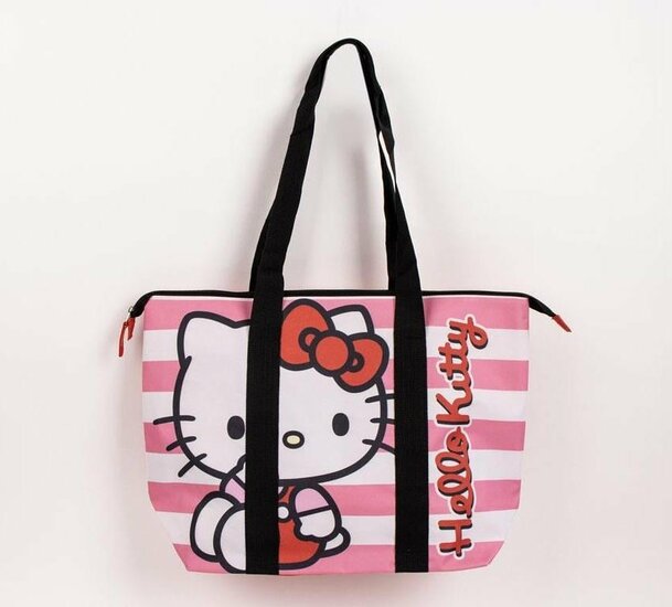 HELLO KITTY - Red - Beach Bag - 47x33x15cm