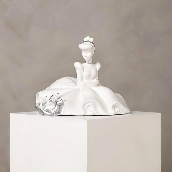DISNEY - &#039;White&amp;Silver&#039; - Cinderella - Money Bank - 14cm
