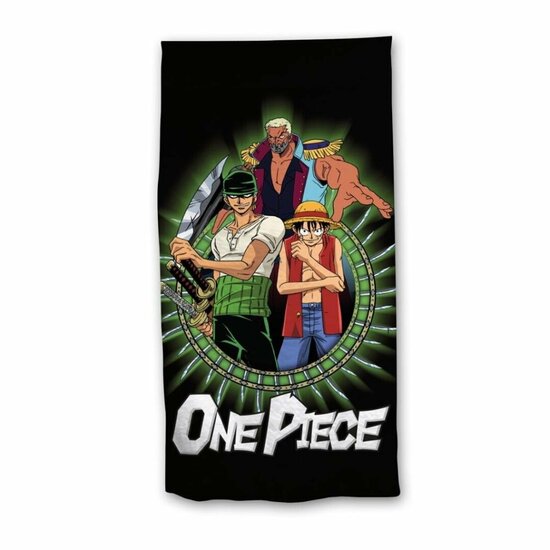 ONE PIECE - Luffy &amp; Zorro - Beach Towel 100% Cotton - 70x140cm