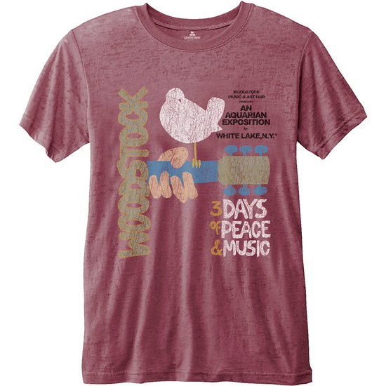 WOODSTOCK - T-Shirt RWC - Classic Vintage Poster (M)
