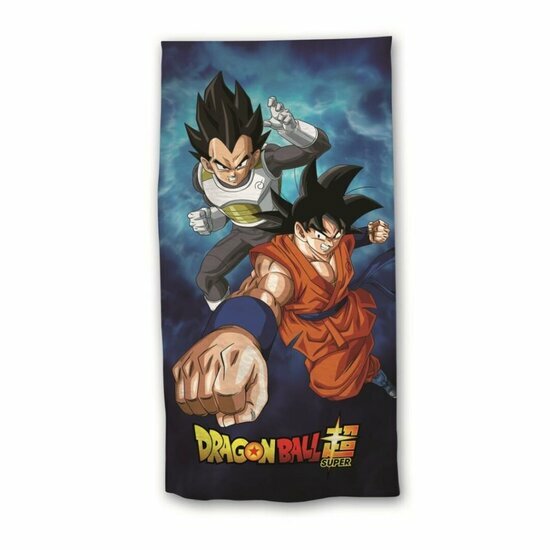 DRAGON BALL S - Goku &amp; Vegeta - Beach Towel 100% Cotton - 70x140cm