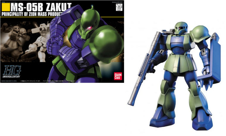 GUNDAM - HGUC 1/144 Zaku I - Model Kit