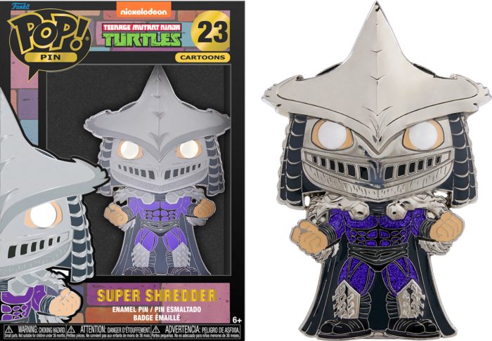 TMNT - Pop Large Enamel Pin N? 23 - Super Shredder - Chase Group