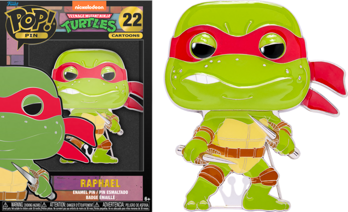 TEENAGE MUTANT NINJA TURTLES - Pop Large Enamel Pin N? 22 - Raphael