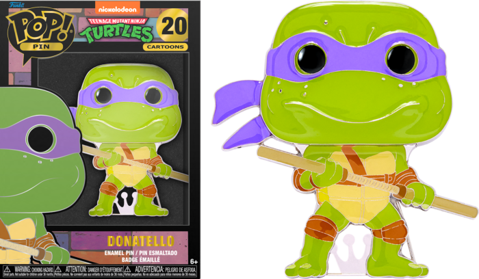TEENAGE MUTANT NINJA TURTLES - Pop Large Enamel Pin N? 20 - Donatello