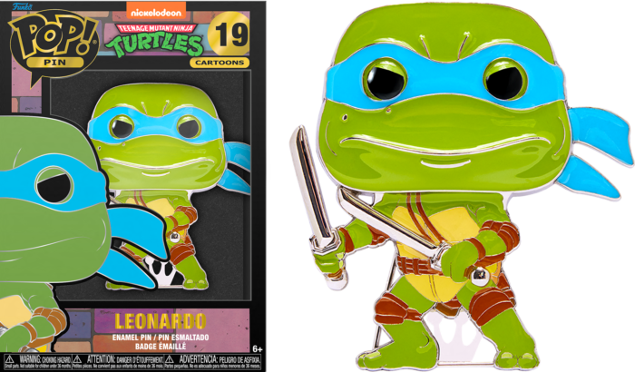 TEENAGE MUTANT NINJA TURTLES - Pop Large Enamel Pin N? 19 - Leonardo