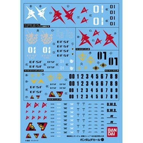 GUNDAM - GUNDAM DECAL 071 - Char&#039;s Counterattack Earth Federartion