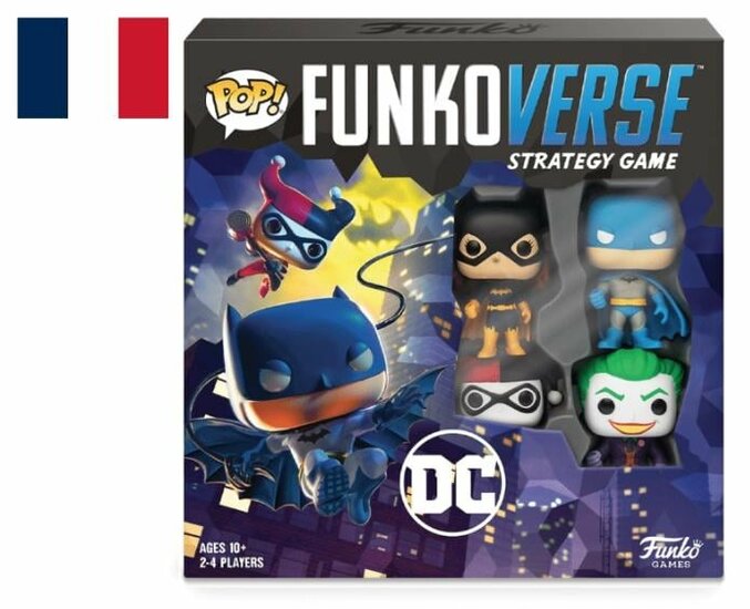 DC COMICS - Funkoverse 100 4-Pack - Base Set &#039;FRENCH&#039;
