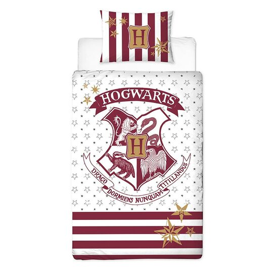 HARRY POTTER - Duvet Cover 140X200cm - Hogwarts &#039;100% Cotton&#039;