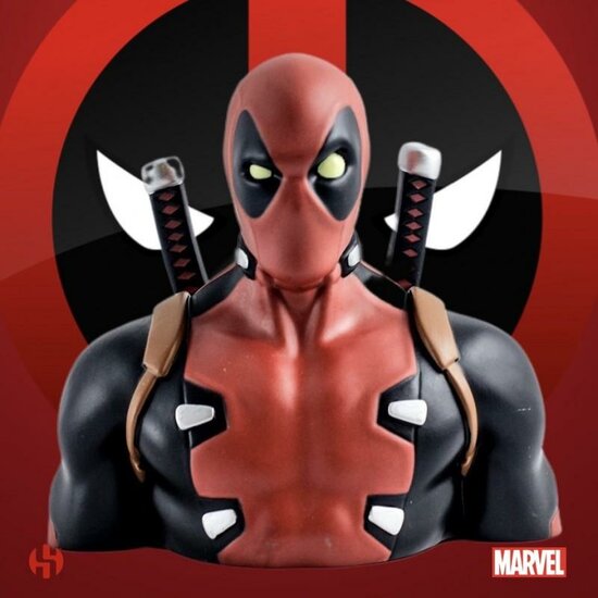 MARVEL - Money Box Blister Box - Deadpool Bust 20 cm