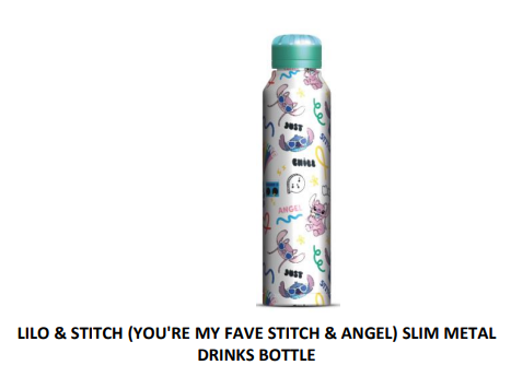 LILO &amp; STITCH -You&#039;re my fave Stitch &amp; Angel-Metal Drinks Bottle 525ml