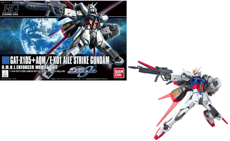 GUNDAM - Model Kit - HG 1/144 - Aile Strike Gundam - 13CM