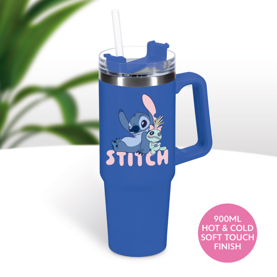 STITCH - Travel Mug XL 900ml with straw