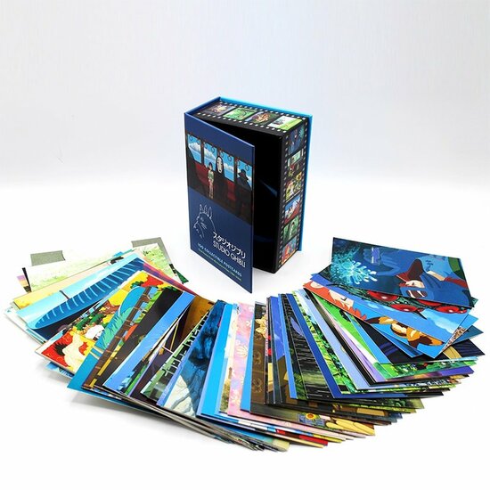 STUDIO GHIBLI - box of 100 collector&#039;s postcards