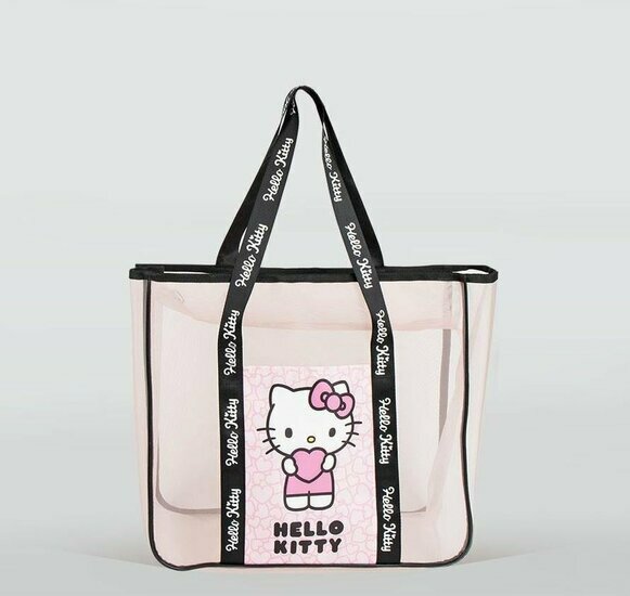 HELLO KITTY - Pink - Premium Beach Bag &#039;62x39x20cm&#039;