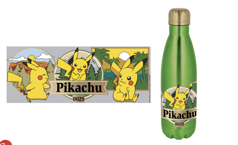 POKEMON - A Wild Pikachu - Stainless Steel Bottle 780ml