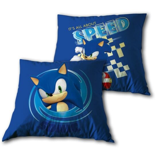 SONIC - It&#039;s all about speed - Cushion 40X40cm