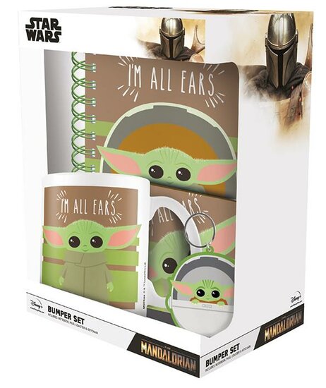 THE MANDALORIAN - I&#039;m All Ears - Gift Set with mug, notebook, keychain