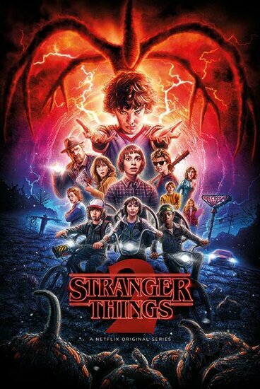 STRANGER THINGS - Poster 61x91 - Saison 2