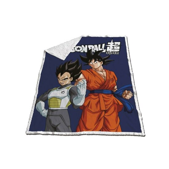 DRAGON BALL SUPER - Sherpa Blanket 120x150cm - Son Goku &amp; Vegeta