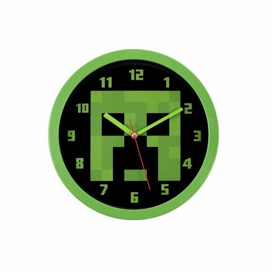MINECRAFT - Creeper - Wall Clock 25cm