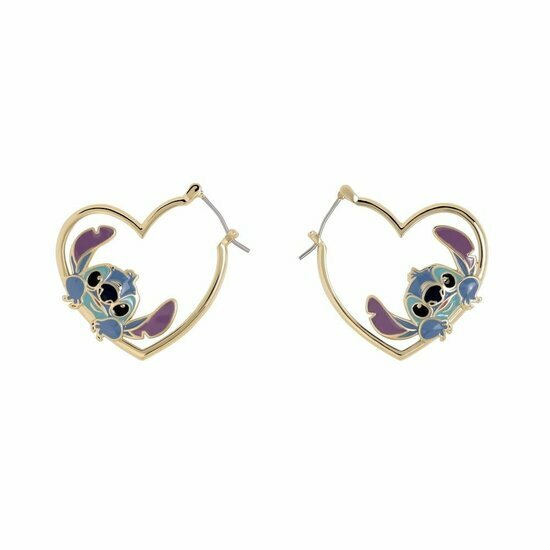 STITCH - 1 Pair of Haert Huggie Earrings