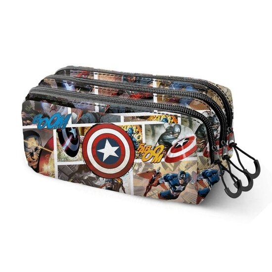 CAPTAIN AMERICA - Comics - &quot;Trick&quot; Square Pencil Case