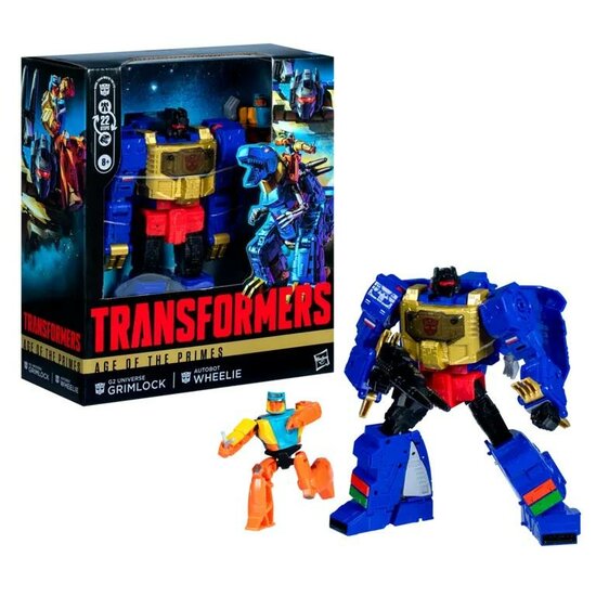 TRANSFORMERS - Grimlock &amp; Wheelie - Figure Age of the Primes 19cm