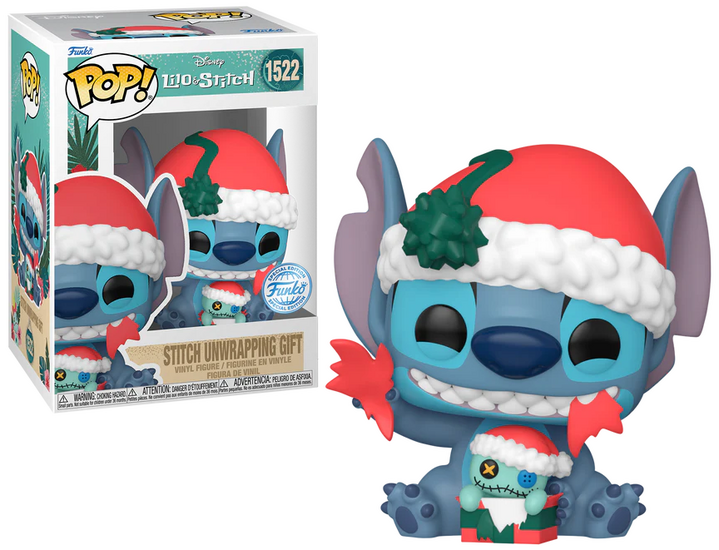 LILO &amp; STITCH - POP Disney N? 1522 - Stitch unwrapping gift