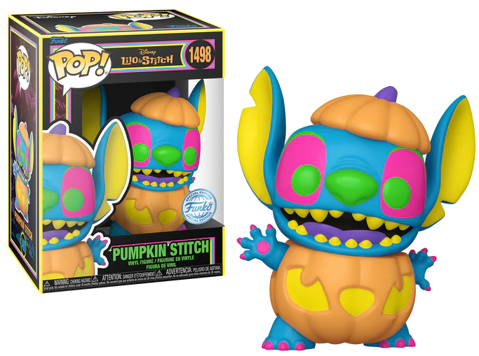 LILO &amp; STITCH - POP Disney N? 1498 - Pumpkin Stitch (BLKLT)