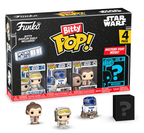 STAR WARS - Bitty Pop 4 Pack 2.5cm - Luke &quot;Hoth&quot;