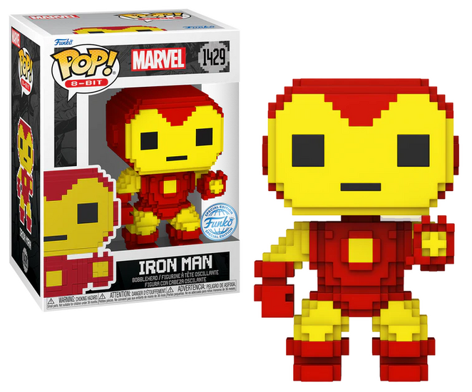 8-BIT - POP Marvel N? 1429 - Iron Man