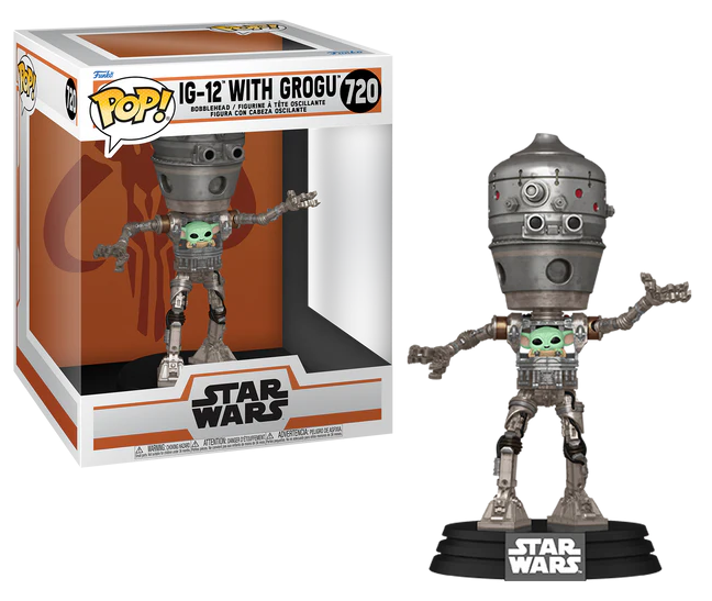 MANDALORIAN - POP Deluxe N? 720 - Grogu (IG-12)