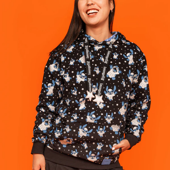 DISNEY - Stitch &quot;Fantome&quot; - Hoodie Unisex Loungefly (M)