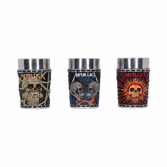 METALLICA - Pushead Art - Set of 3 Shot Glasses 8.5cm