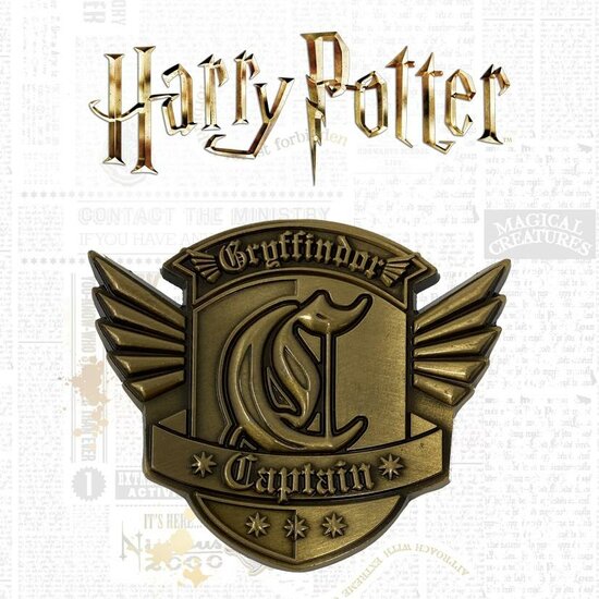 HARRY POTTER - Gryffindor Quidditch - Limited Edition Medallion