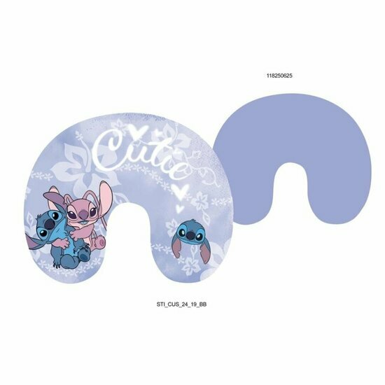 LILO &amp; STITCH - Stitch and Angel &quot;Cutie&quot; - Travel Cushion