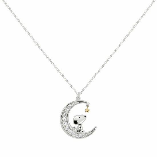 SNOOPY - Stone Moon Necklace Set 18mm