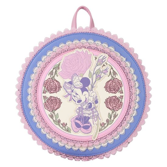 DISNEY - Minnie &quot;Floral and Lace&quot; - Mini Backpack LoungeFly