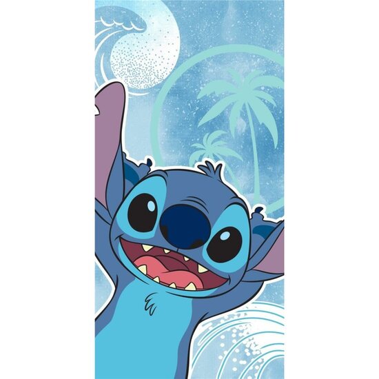LILO &amp; STITCH - Stitch - Beach Towel 100% Cotton - 70x140cm