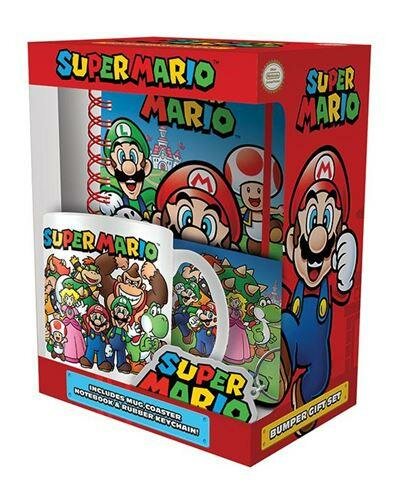 SUPER MARIO - Bumper - Mug, Coaster, Keychain &amp; Notebook
