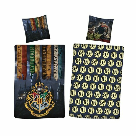 HARRY POTTER - Duvet Cover 140x200cm - 9 3/4 &#039;100% microfiber&#039;
