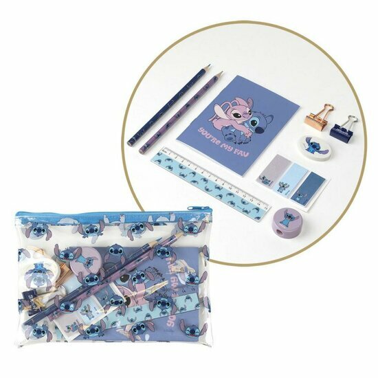 STITCH &amp; ANGEL - You&#039;re My Fav - Stationery Set 12 Stk